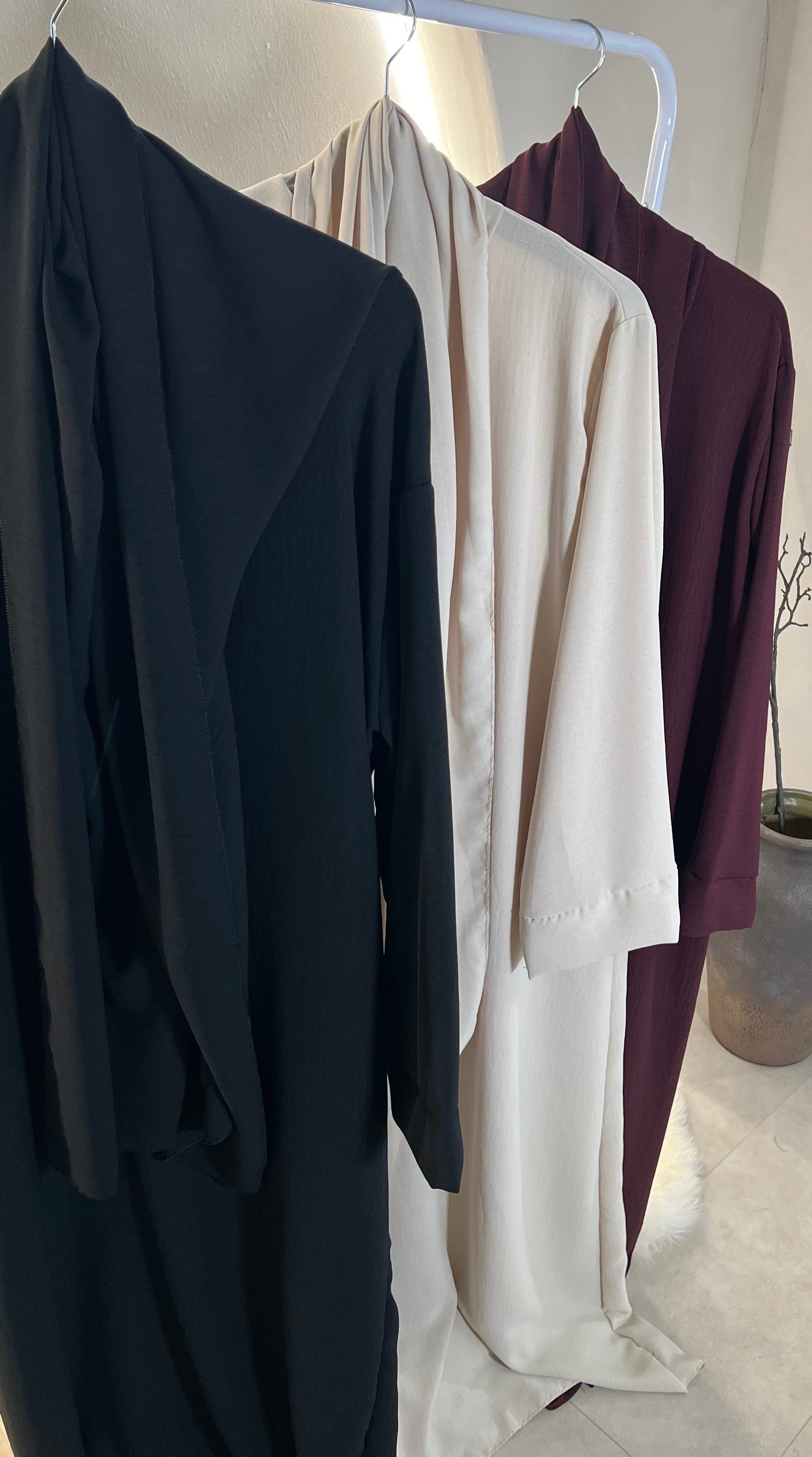 Abaya with Attached Headscarf